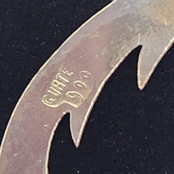 VTG- A PAIR OF GUATEMALA, QUETZAL BIRD, TROPICAL,TWO TONE BROOCHES - Picture 5 of 6